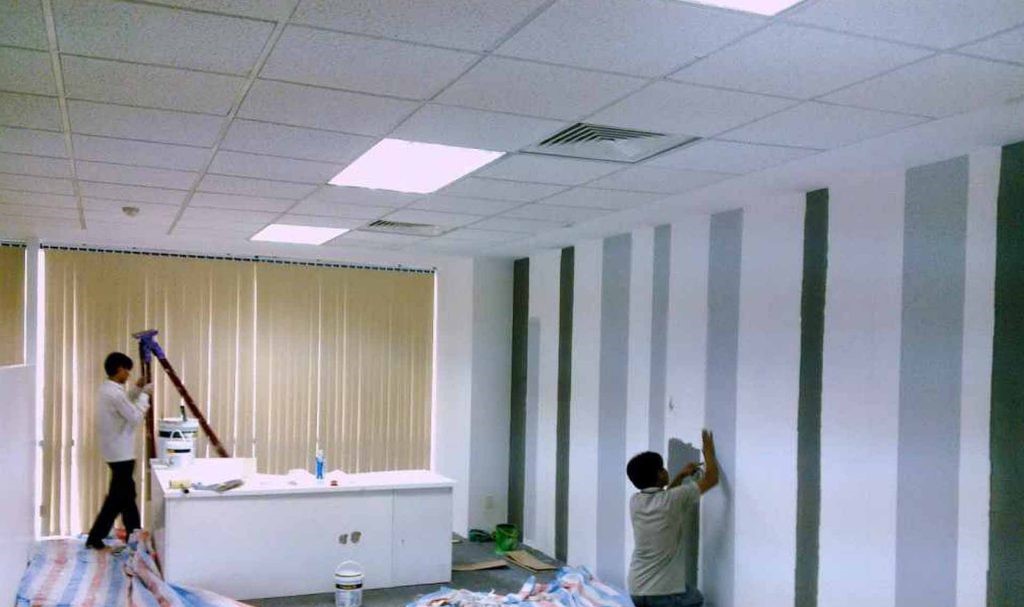 Sơn nhà cho chị Hương - Cầu Giấy